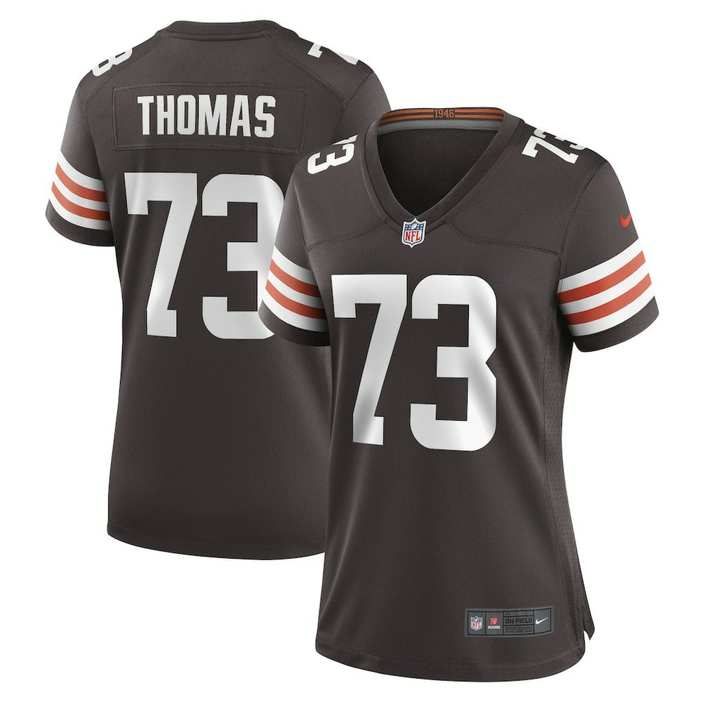 Nike Joe Thomas Cleveland Browns Women's Retired Game Player Jersey Brown