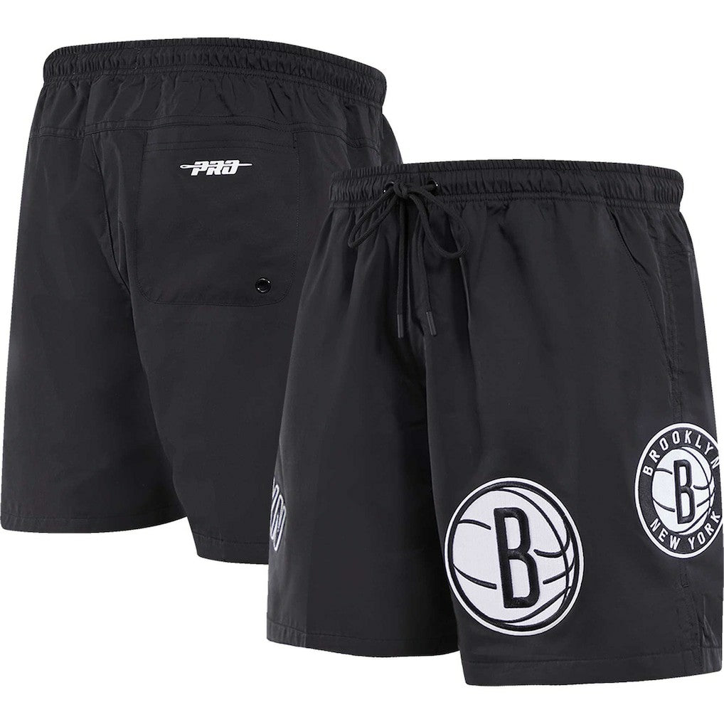 Brooklyn Nets Pro Standard Classics Woven Shorts Black