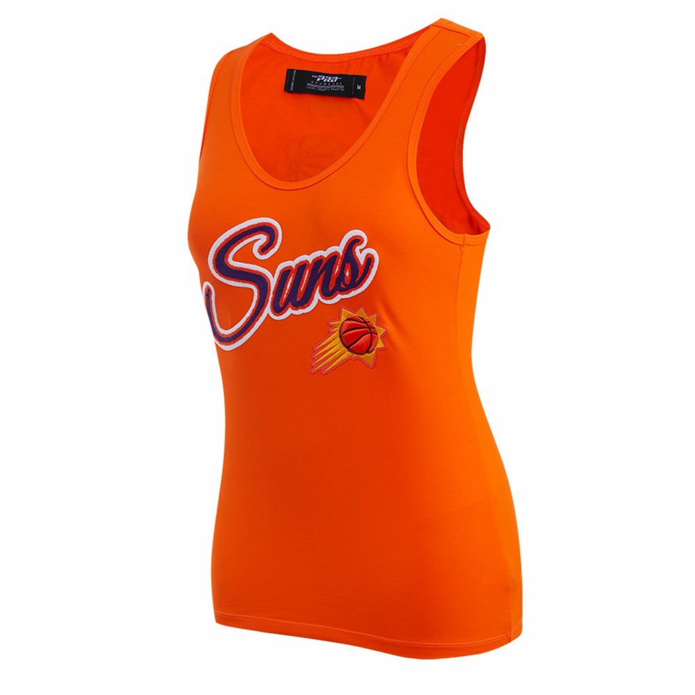 Phoenix Suns Pro Standard Women's Script Tank Top Orange