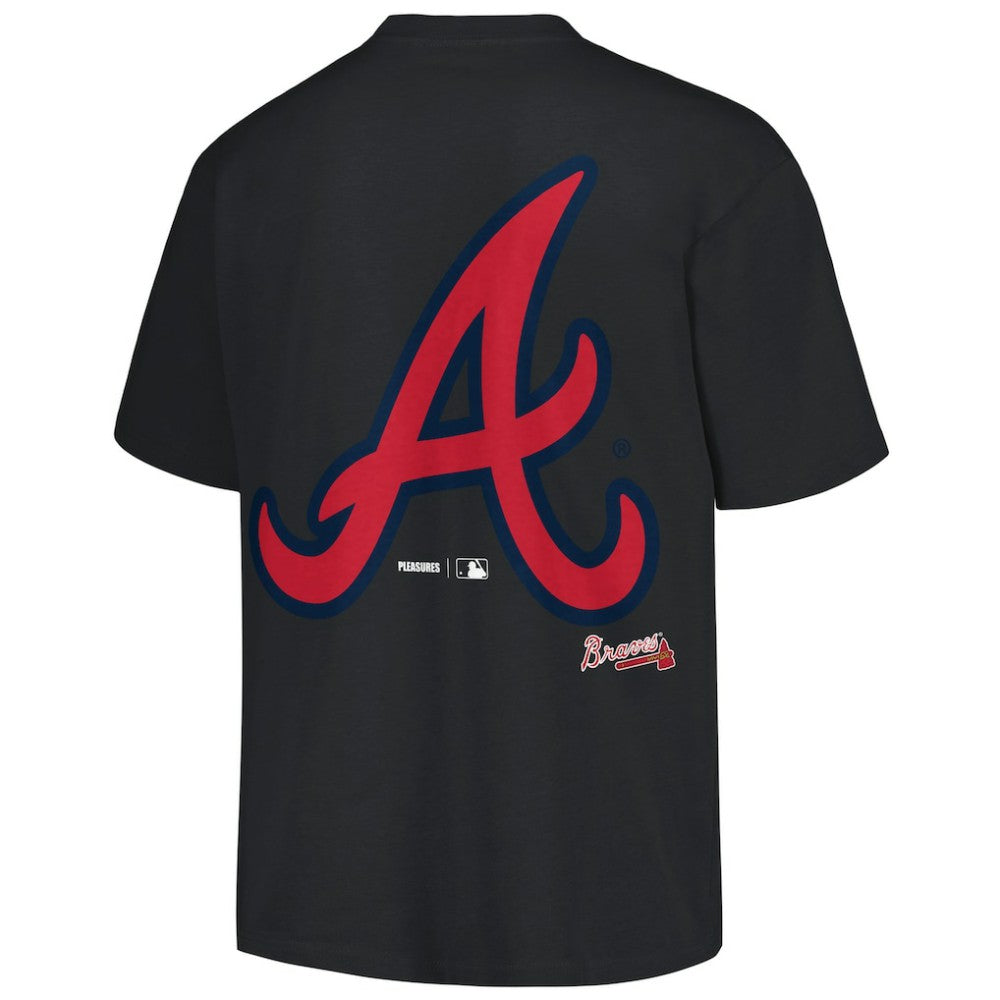 Atlanta Braves PLEASURES Ballpark T-Shirt - Black - MLB Online