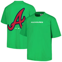 Atlanta Braves PLEASURES Ballpark T-Shirt - Green - MLB Discount