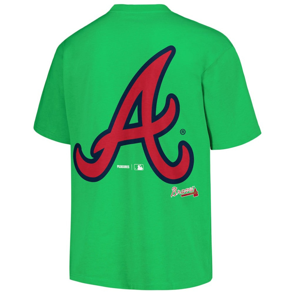Atlanta Braves PLEASURES Ballpark T-Shirt - Green - MLB Discount