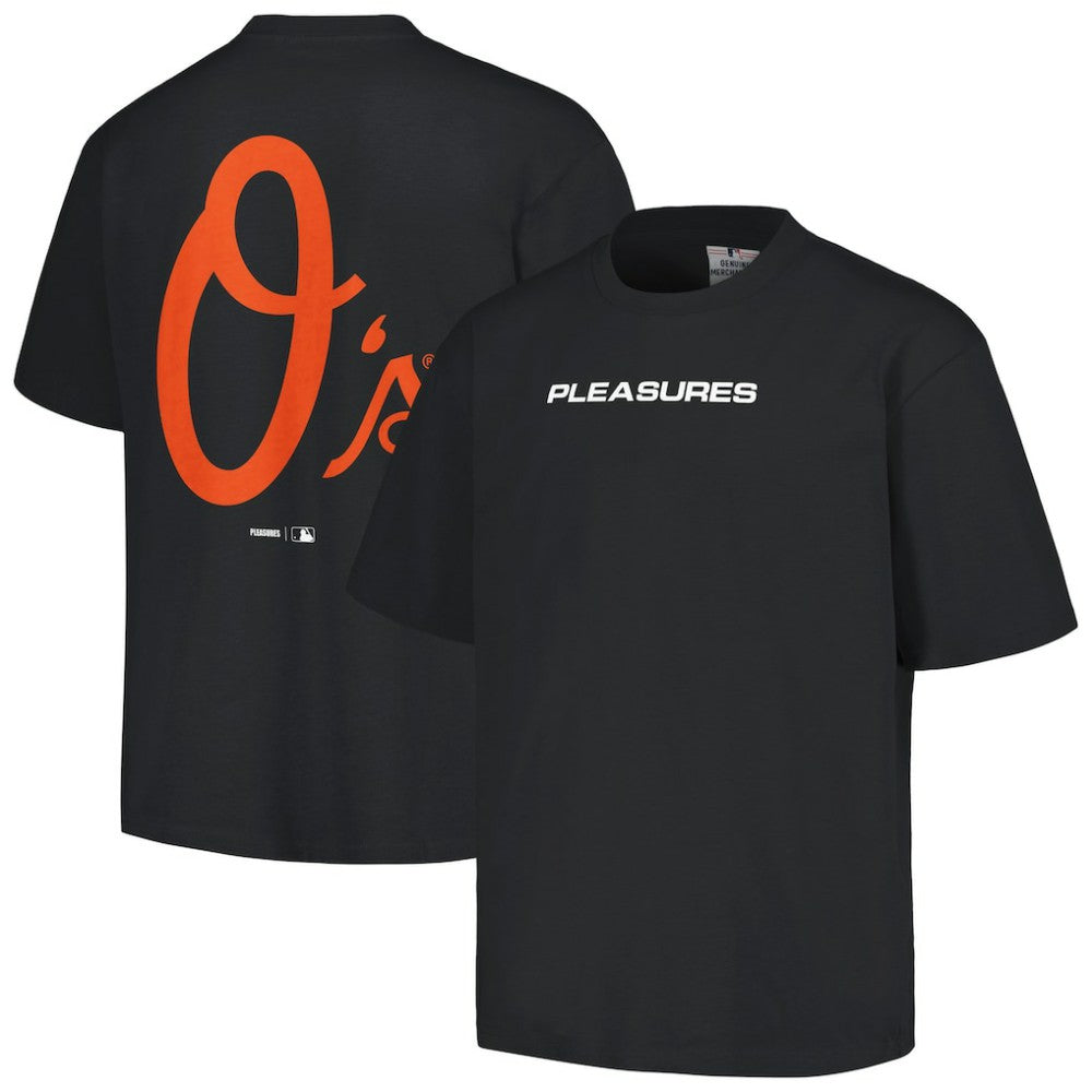 Baltimore Orioles PLEASURES Ballpark T-Shirt - Black - MLB Online