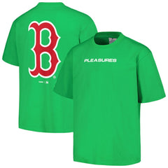 Boston Red Sox PLEASURES Ballpark T-Shirt - Green - MLB Lifestyle