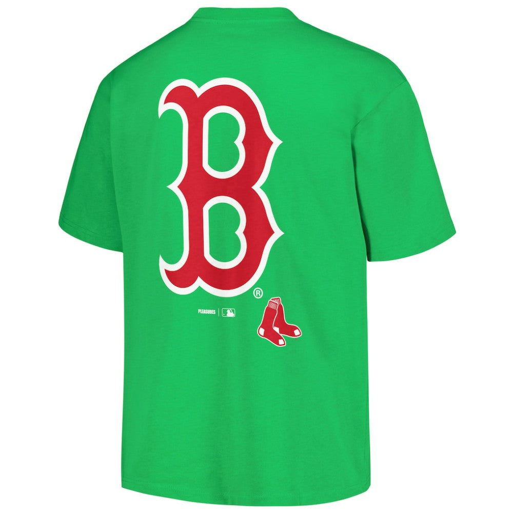 Boston Red Sox PLEASURES Ballpark T-Shirt - Green - MLB Lifestyle
