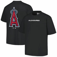 Los Angeles Angels PLEASURES Ballpark T-Shirt - Black - MLB Online