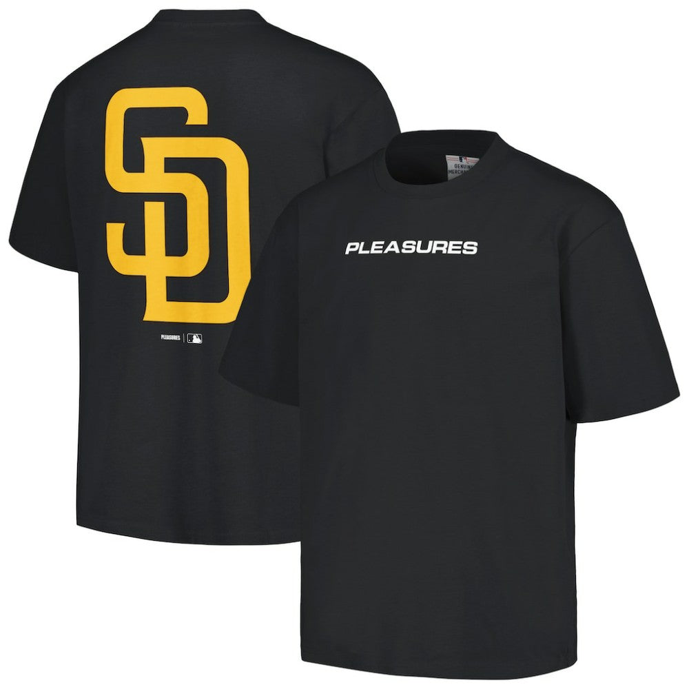 San Diego Padres PLEASURES Ballpark T-Shirt - Black - MLB Discount