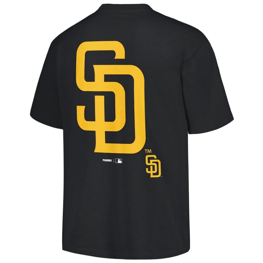 San Diego Padres PLEASURES Ballpark T-Shirt - Black - MLB Discount