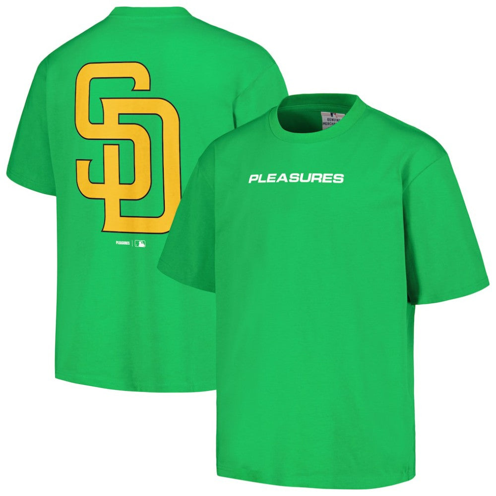 San Diego Padres PLEASURES Ballpark T-Shirt - Green - MLB Online