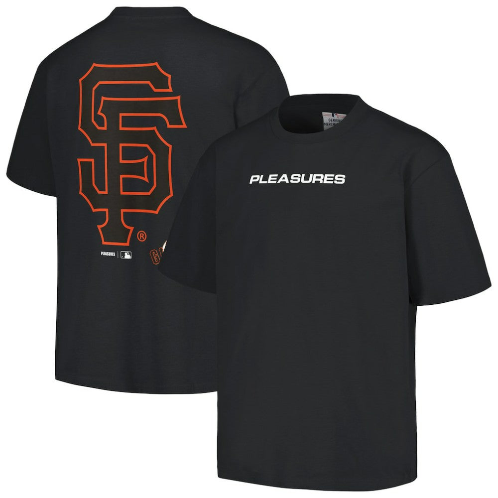 San Francisco Giants PLEASURES Ballpark T-Shirt - Black - MLB on Sale