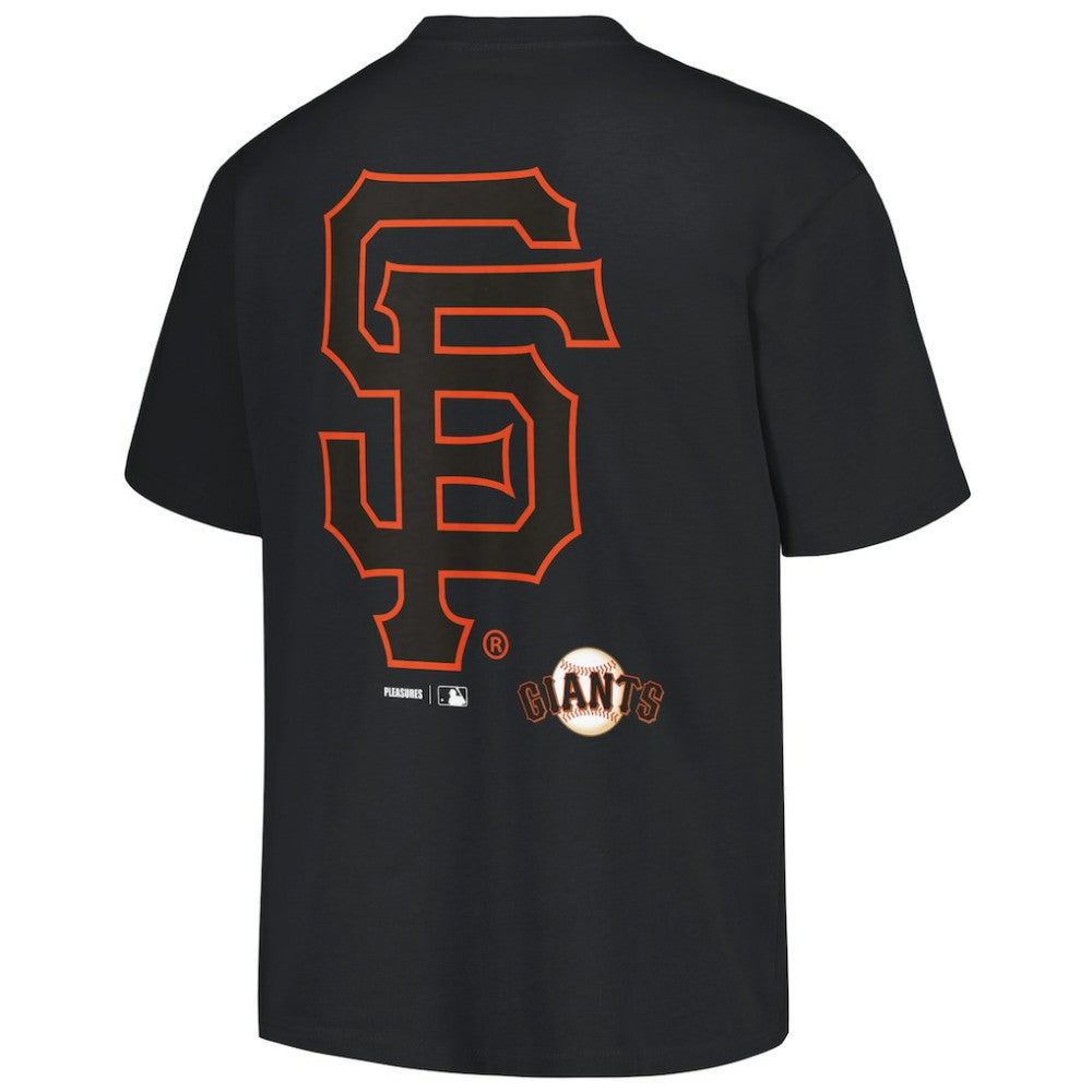 San Francisco Giants PLEASURES Ballpark T-Shirt - Black - MLB on Sale