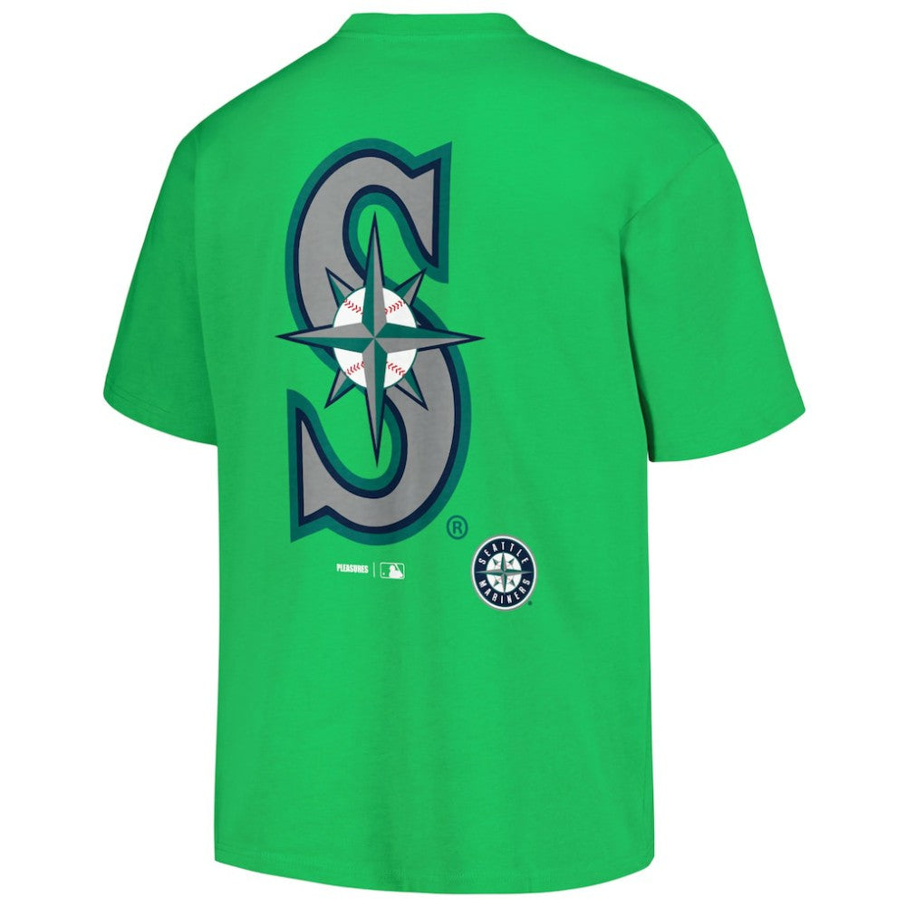Seattle Mariners PLEASURES Ballpark T-Shirt - Green - MLB Sale