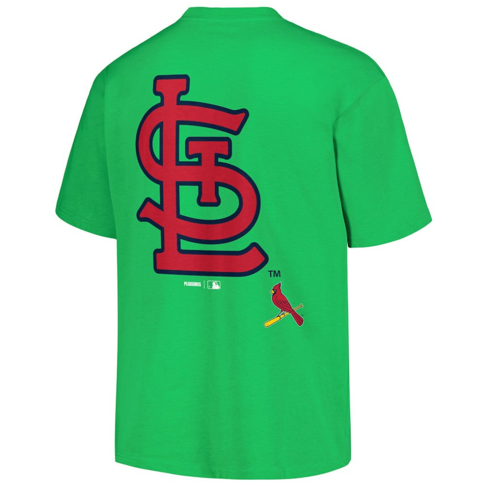 St. Louis Cardinals PLEASURES Ballpark T-Shirt - Green - MLB on Sale