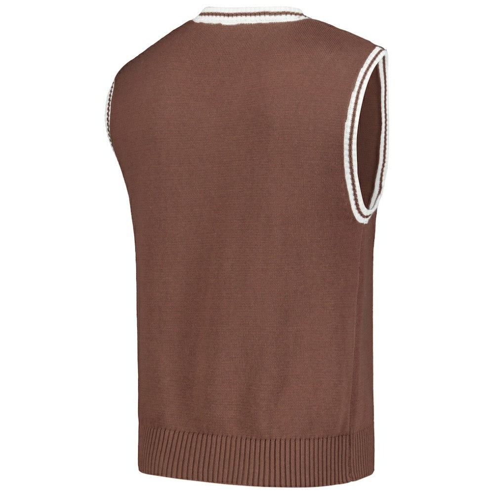 St. Louis Cardinals PLEASURES Knit V-Neck Pullover Sweater Vest - Brown - MLB Sale
