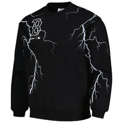 Boston Red Sox PLEASURES Lightning Crewneck Pullover Sweatshirt - Black - MLB on Sale