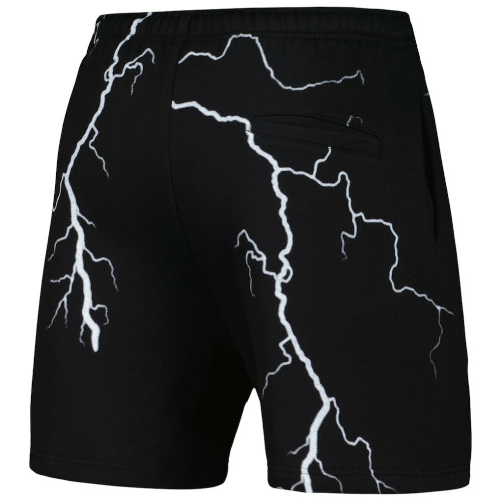 Chicago Cubs PLEASURES Lightning Shorts - Black - MLB Sale