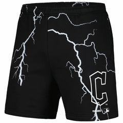 Cleveland Guardians PLEASURES Lightning Shorts - Black - MLB Discount