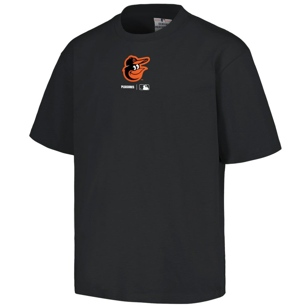 Baltimore Orioles PLEASURES Mascot T-Shirt - Black - MLB Discount
