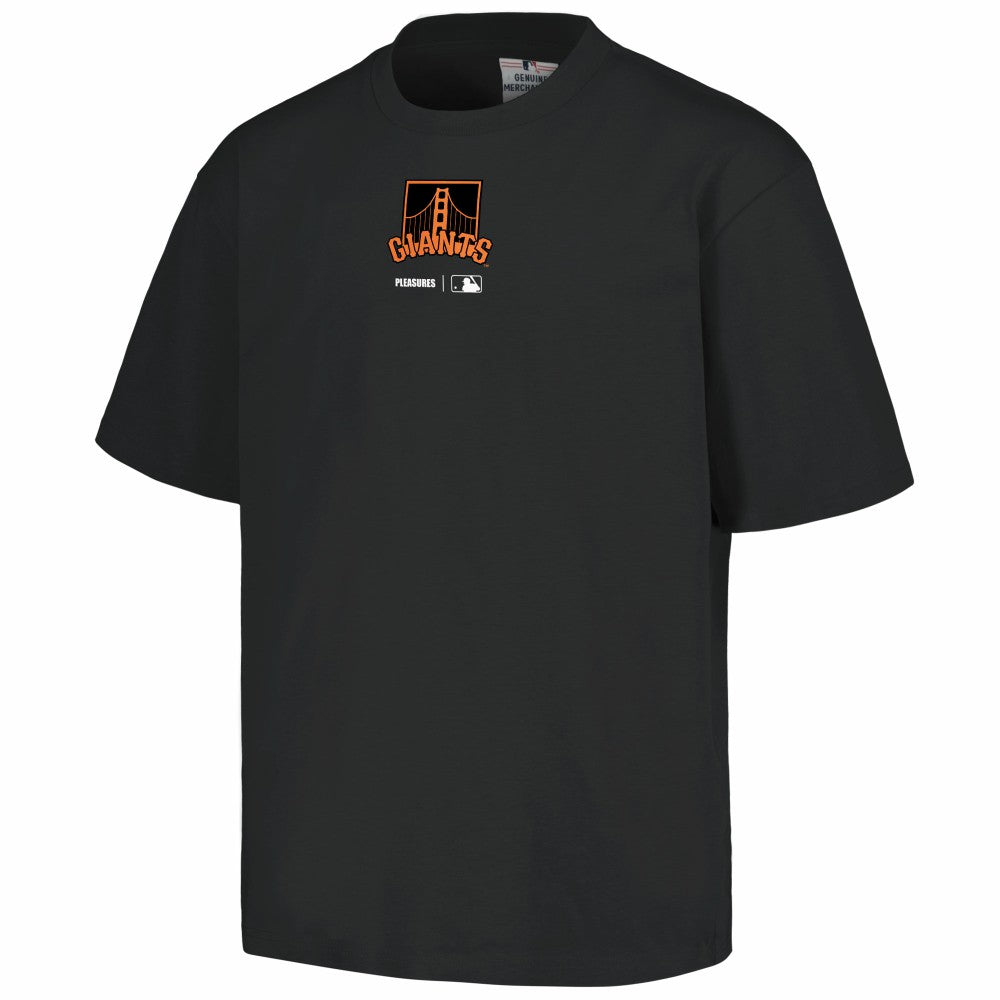 San Francisco Giants PLEASURES Mascot T-Shirt - Black - MLB Sale