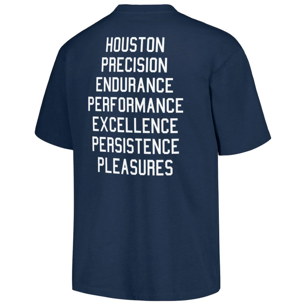 Houston Astros PLEASURES Precision T-Shirt - Navy - MLB on Sale