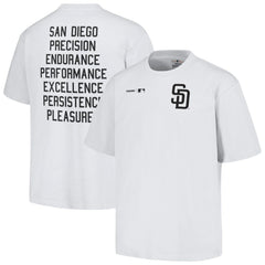 San Diego Padres PLEASURES Precision T-Shirt - White - MLB Discount