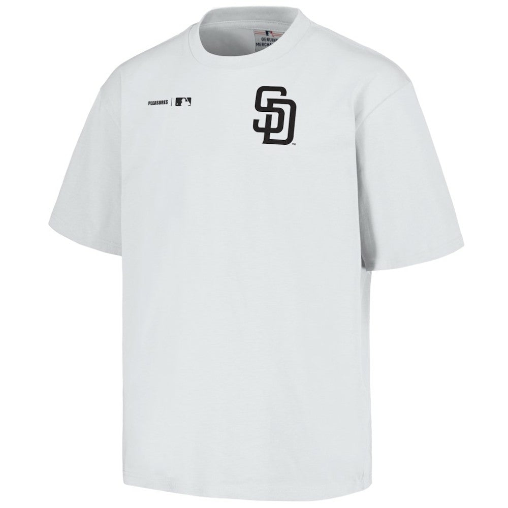San Diego Padres PLEASURES Precision T-Shirt - White - MLB Discount
