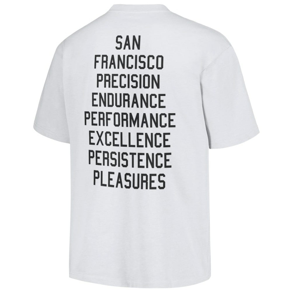 San Francisco Giants PLEASURES Precision T-Shirt - White - MLB Sale