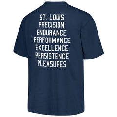 St. Louis Cardinals PLEASURES Precision T-Shirt - Navy - MLB Lifestyle