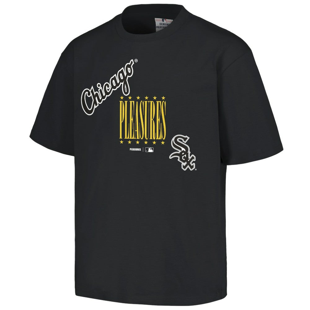 Chicago White Sox PLEASURES Repurpose T-Shirt - Black - MLB Sale