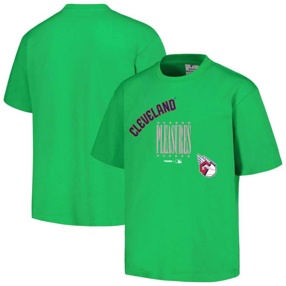 Cleveland Guardians PLEASURES Repurpose T-Shirt - Green - MLB Sale