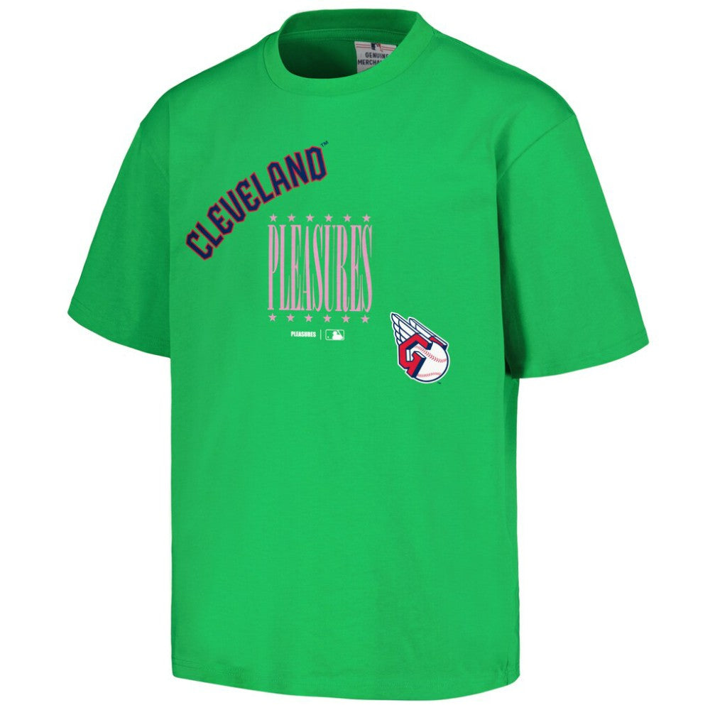 Cleveland Guardians PLEASURES Repurpose T-Shirt - Green - MLB Sale