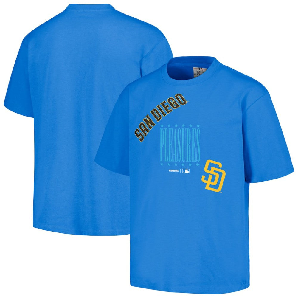 San Diego Padres PLEASURES Repurpose T-Shirt - Blue - MLB Online
