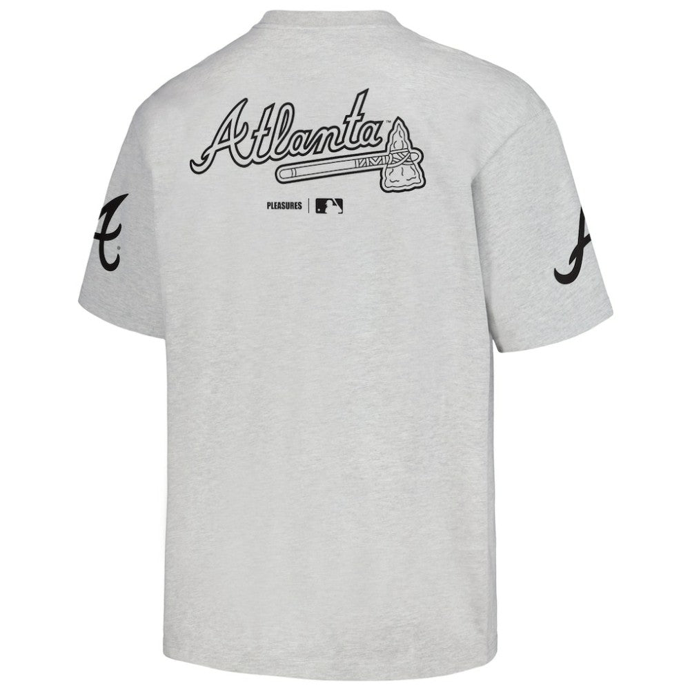 Atlanta Braves PLEASURES Team T-Shirt - Gray - MLB Online