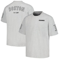 Boston Red Sox PLEASURES Team T-Shirt - Gray - MLB Discount
