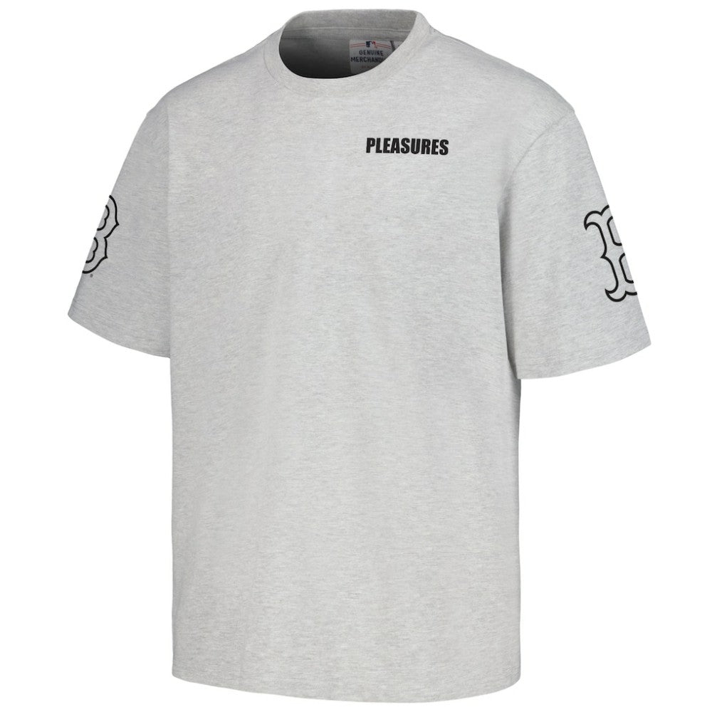 Boston Red Sox PLEASURES Team T-Shirt - Gray - MLB Discount