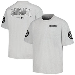 Chicago Cubs PLEASURES Team T-Shirt - Gray - MLB Discount