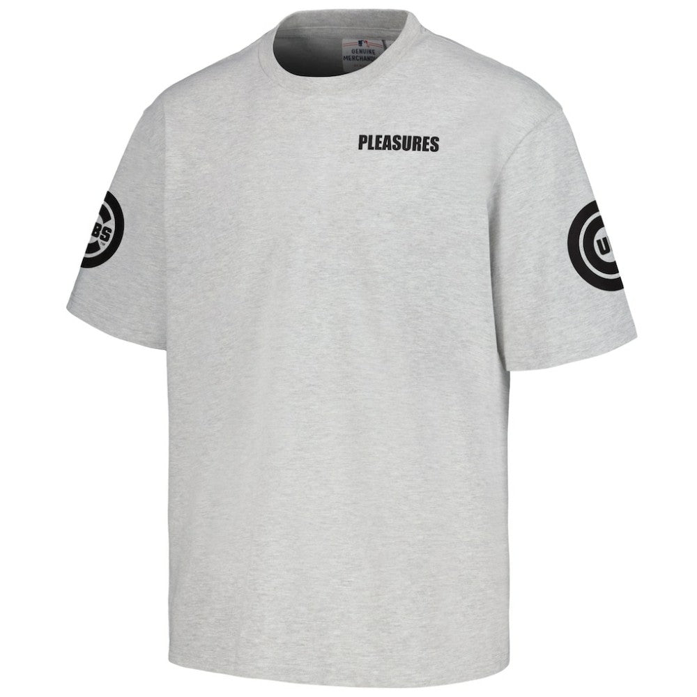 Chicago Cubs PLEASURES Team T-Shirt - Gray - MLB Discount