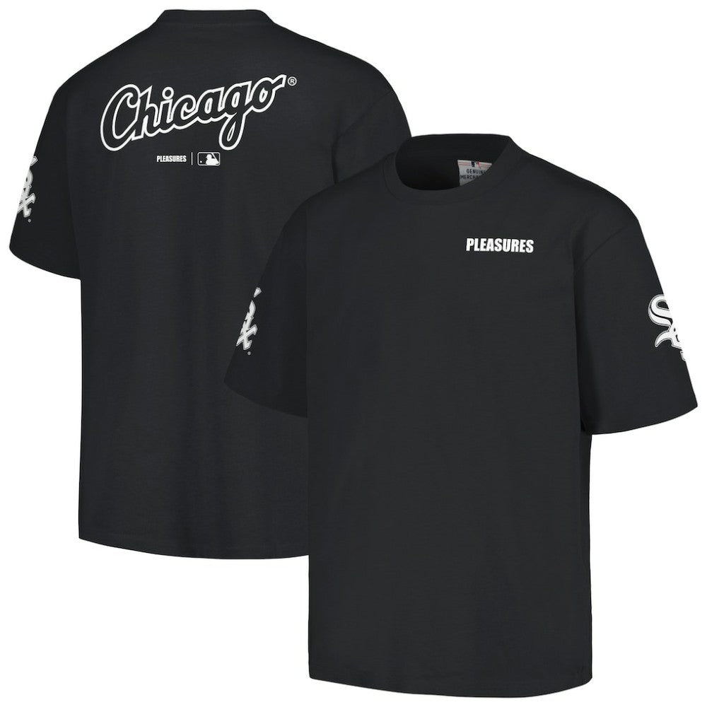 Chicago White Sox PLEASURES Team T-Shirt - Black - MLB Sale