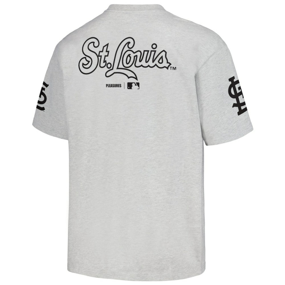 St. Louis Cardinals PLEASURES Team T-Shirt - Gray - MLB Discount