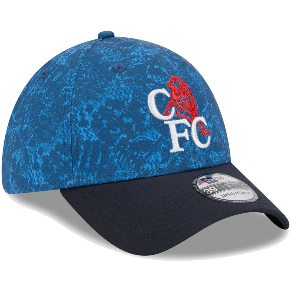 Chelsea New Era Retro All Over Print 39THIRTY Flex Hat Blue/Navy - New Era sale
