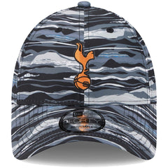 Tottenham Hotspur New Era Wave All Over Print 9FORTY Adjustable Hat Black - New Era for sale