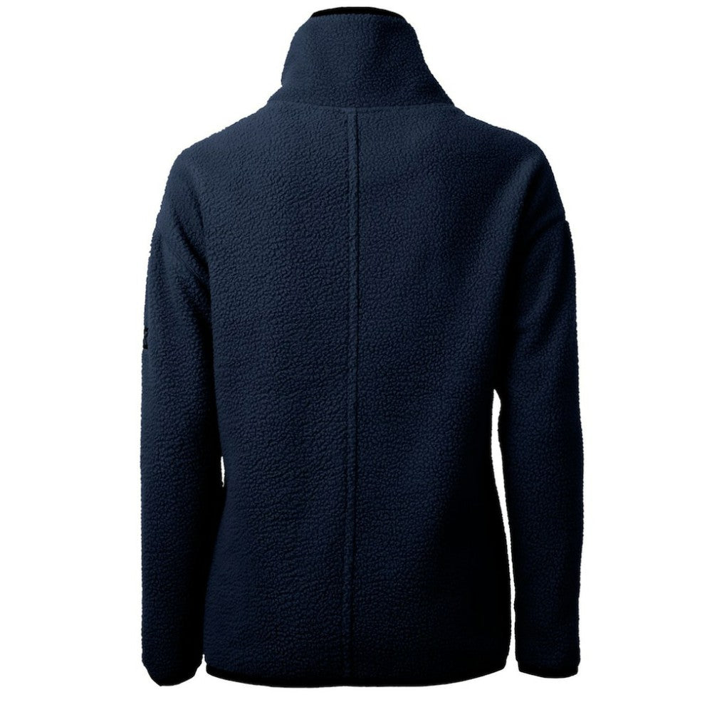 Texas Rangers Cutter & Buck Women's Americana Logo Cascade Eco Sherpa Fleece Half-Zip Pullover Jacket - Navy - MLB Online