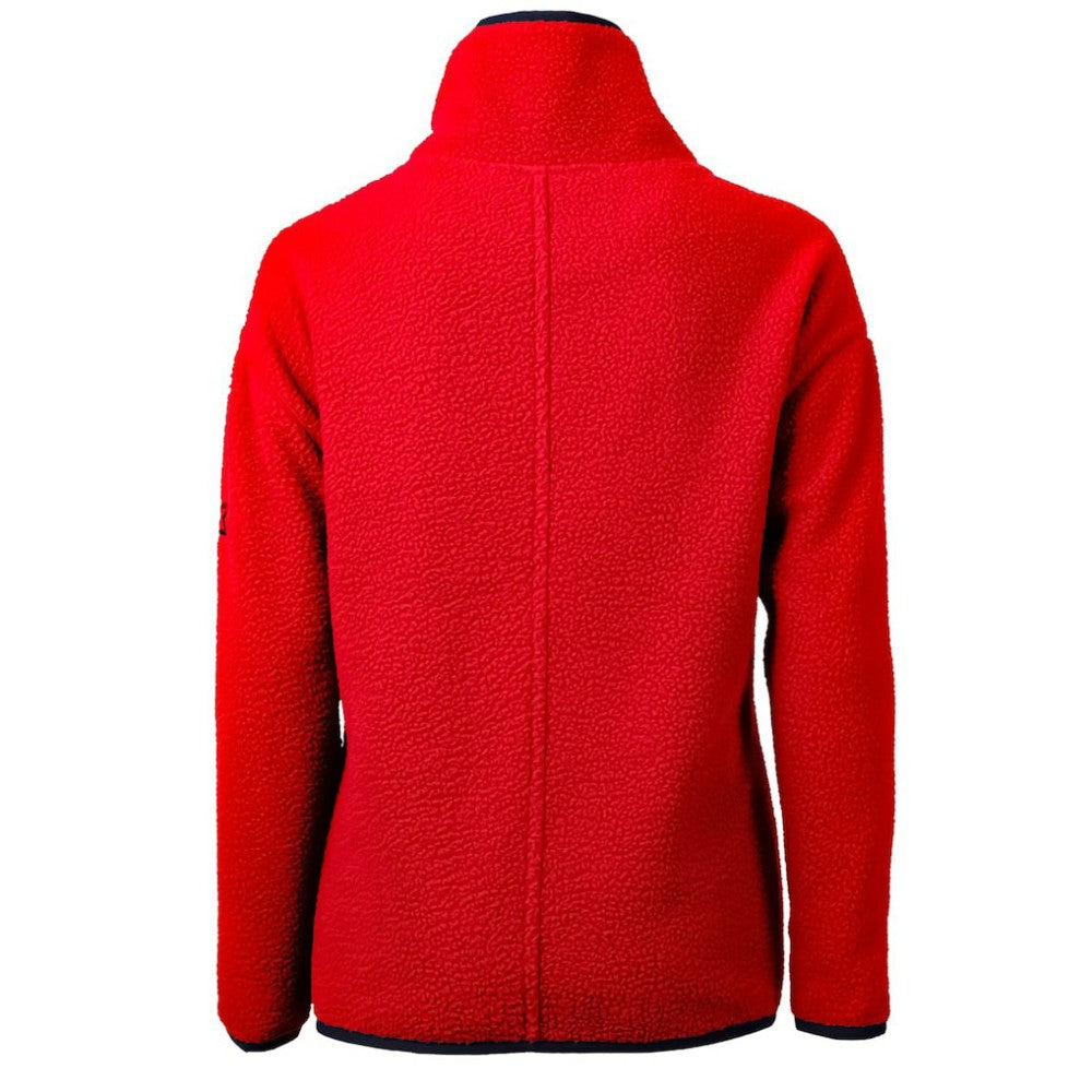 Chicago White Sox Cutter & Buck Women's Americana Logo Cascade Eco Sherpa Fleece Half-Zip Pullover Jacket - Red - MLB Discount