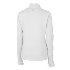 San Francisco Giants Cutter & Buck Women's Americana Logo DryTec Traverse Stretch Quarter-Zip Pullover Top - White - MLB on Sale