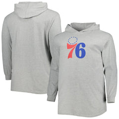 Philadelphia 76ers Big & Tall Pullover Hoodie Heather Gray | Fanatics online