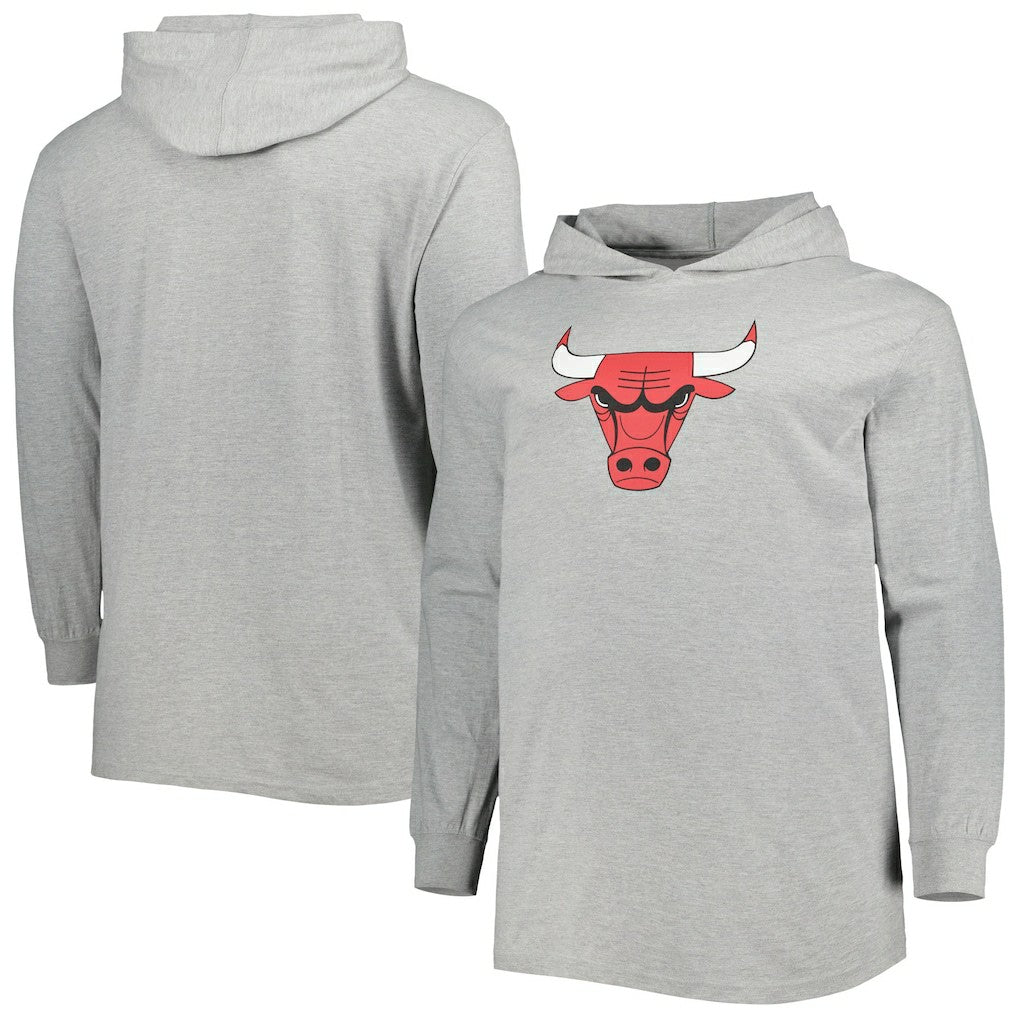 Chicago Bulls Big & Tall Pullover Hoodie Heather Gray | Fanatics online