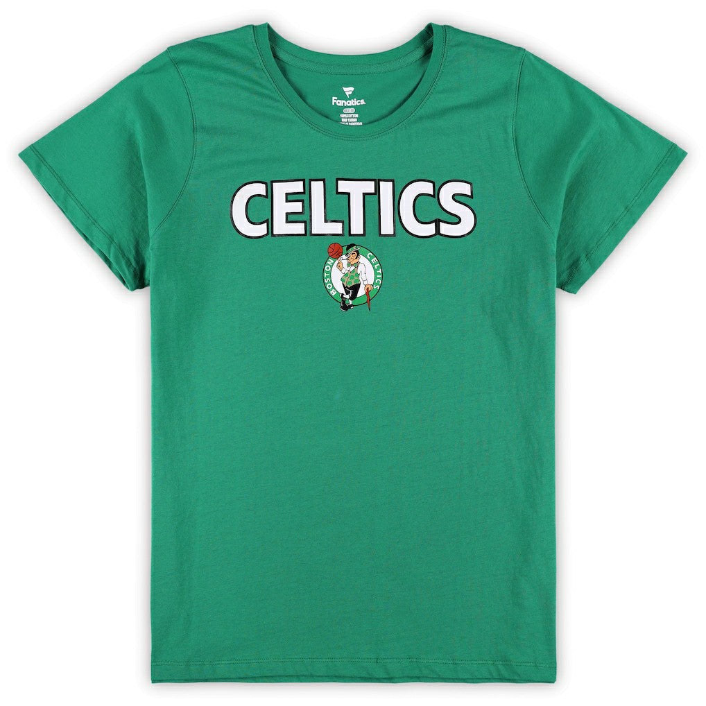 Boston Celtics Women's Plus Size T-Shirt & Shorts Combo Set Kelly Green/Heather Gray | Fanatics Lifestyle