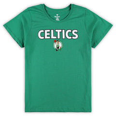 Boston Celtics Women's Plus Size T-Shirt & Shorts Combo Set Kelly Green/Heather Gray | Fanatics Lifestyle