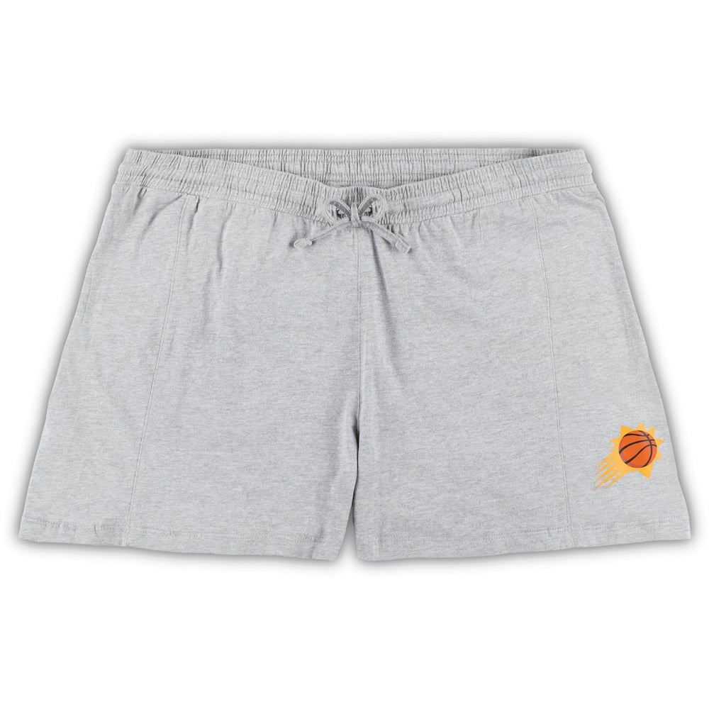 Phoenix Suns Women's Plus Size T-Shirt & Shorts Combo Set Purple/Heather Gray | Fanatics