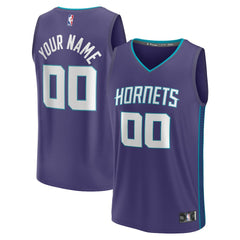 Charlotte Hornets Fast Break Custom Jersey Purple Statement Edition | Fanatics for sale